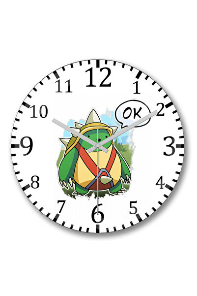 BASKI DÜNYASI Ρολόι τοίχου League of Legends Rammus με κυρτό γυαλί