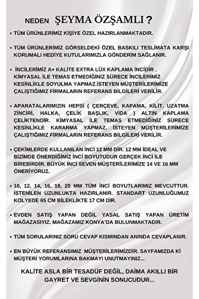 Şeyma ÖZŞAMLI YENİİ! ÇEYREK ALTIN ÇERÇEVE KOLYE VE ÇEYREK ALTIN ÇERÇEVE İNCİ BİLEKLİK SET