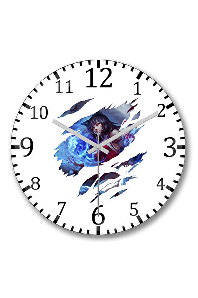 BASKI DÜNYASI Ceas de perete League of Legends1 din sticlă autentică bombată