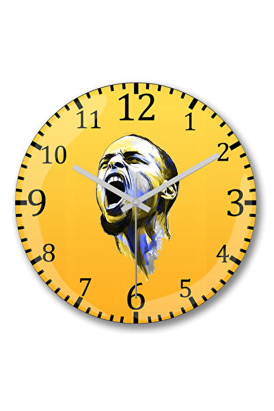 BASKI DÜNYASI Ceas de perete Stephen Curry Brinquedo Assassino din sticlă autentică bombată