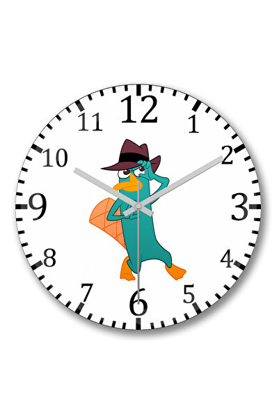 BASKI DÜNYASI ساعة حائط فينياس إي فيرب من الزجاج الحقيقي المنحني