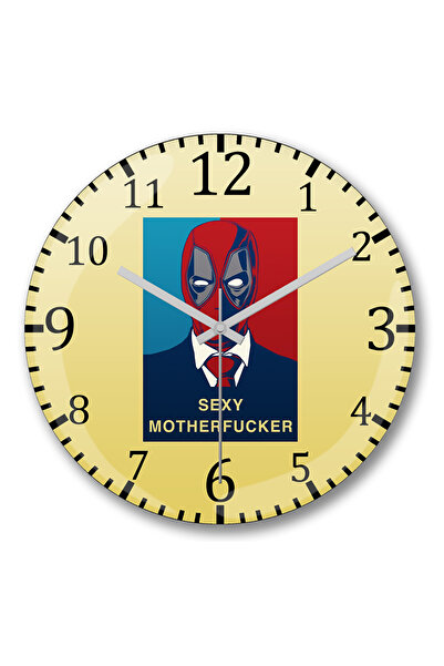 BASKI DÜNYASI Ceas de perete sexy Deed Pool din sticlă autentică bombată