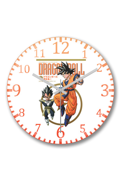 BASKI DÜNYASI Ceas de perete Adventures Dragon Ball Sticlă reală curbată