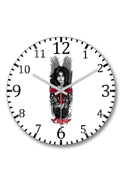 BASKI DÜNYASI Ceas de perete Way to Death din sticlă autentică bombată