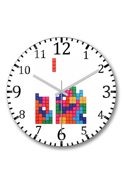 BASKI DÜNYASI Ceas de perete Testament Aioros din sticlă autentică bombată