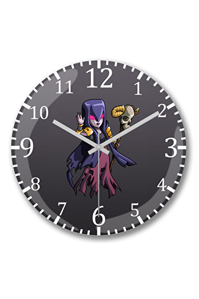 BASKI DÜNYASI Ceas de perete Sombria 2 din sticlă autentică bombată