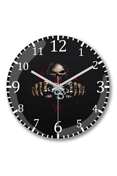 BASKI DÜNYASI Ceas de perete Assassin din sticlă autentică bombată