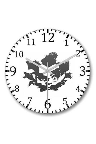 BASKI DÜNYASI ساعة حائط ماجو إليتريكو من الزجاج الحقيقي المنحني