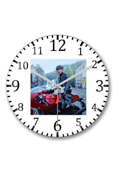 BASKI DÜNYASI Ceas de perete Lucas Way V Take Off din sticlă autentică bombată