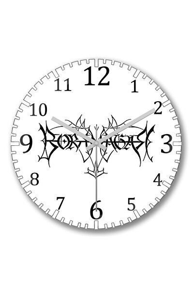 BASKI DÜNYASI Ceas de perete Borknagar din sticlă autentică bombată