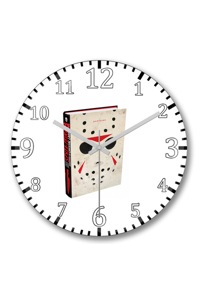 BASKI DÜNYASI ساعة حائط سيكستا فيرا من الزجاج الحقيقي المنحني