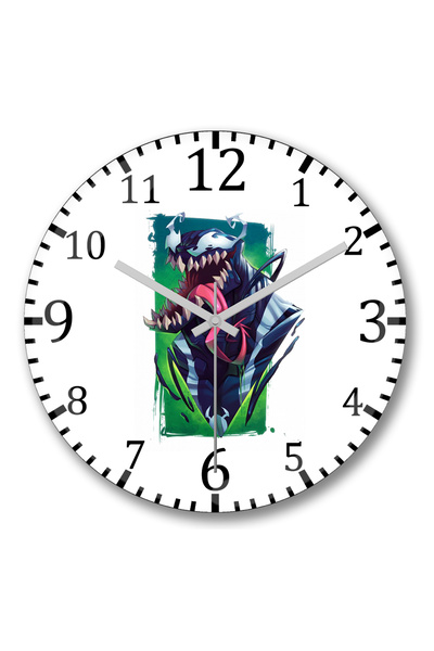 BASKI DÜNYASI Ceas de perete Venon din sticlă autentică bombată