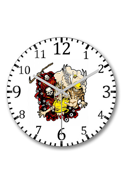 BASKI DÜNYASI Ajutor pentru ceas de perete Bombeli din sticlă autentică