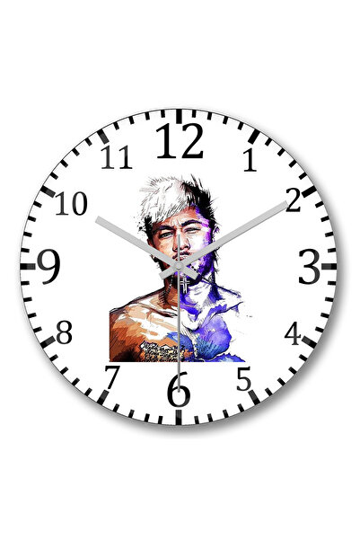 BASKI DÜNYASI Ceas de perete Neymar din sticlă autentică bombată