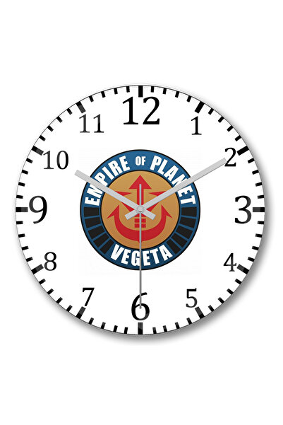BASKI DÜNYASI ساعة حائط دراغون بول سيلو دو إمبيريو فيجيتا من الزجاج الحقيقي ا...