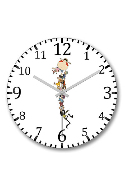 BASKI DÜNYASI Ceas de perete One Piece Mugiwara din sticlă autentică bombată
