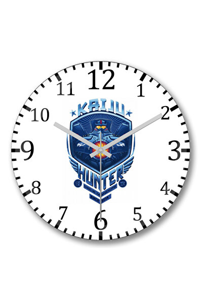 BASKI DÜNYASI Ceas de perete Kaiju din sticlă autentică bombată