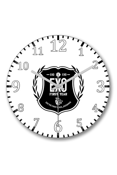 BASKI DÜNYASI Ceas de perete Exodus din sticlă autentică bombată