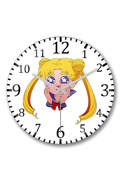 BASKI DÜNYASI Articole - Ceas de perete transparent Sailor Moon Happy Bombat ...