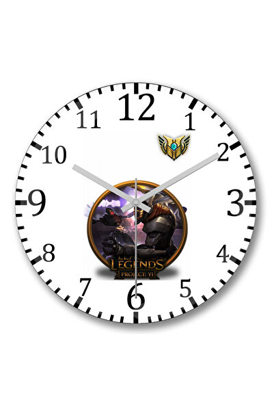 BASKI DÜNYASI القطط المحاربة العناصر الأربعة، ساعة حائط من الزجاج الحقيقي المنحني من أربع عشائر