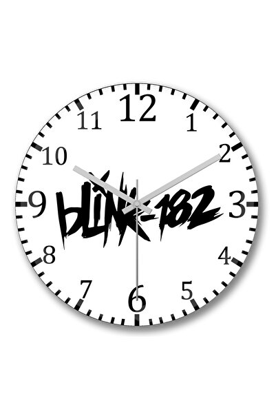 BASKI DÜNYASI Ceas de perete Blink 1 din sticlă autentică bombată