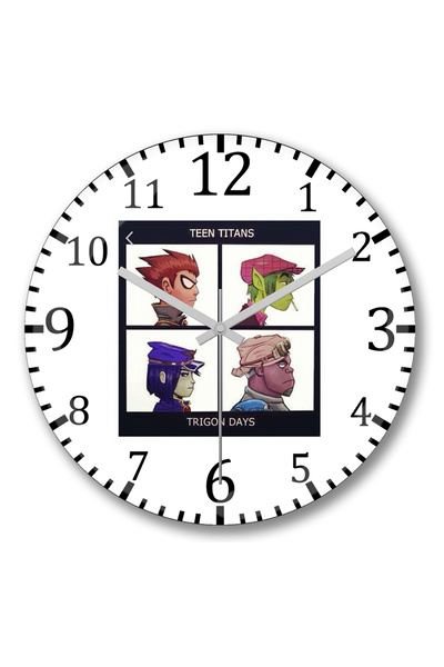 BASKI DÜNYASI Ceas de perete Fight Clash of Titans din sticlă autentică bombată