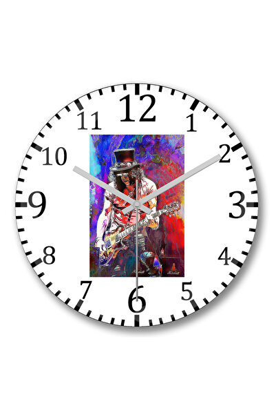 BASKI DÜNYASI Ceas de perete Slash din sticlă autentică bombată