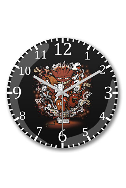 BASKI DÜNYASI Ceas de perete Ghosts Cesper Ghosts din sticlă autentică bombată