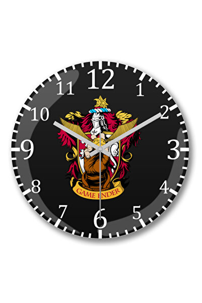 BASKI DÜNYASI Ceas de perete Harry Potter Game Ender din sticlă autentică bombată