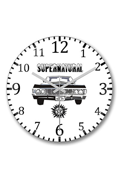 BASKI DÜNYASI ساعة حائط خارقة للطبيعة من الزجاج الحقيقي