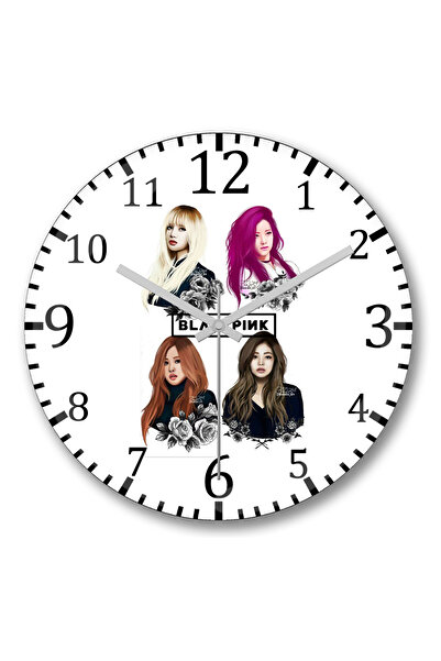 BASKI DÜNYASI Ceas de perete tematică Pink Folyd Division Bell, cu tematică apus de soare, din sticlă reală bombată