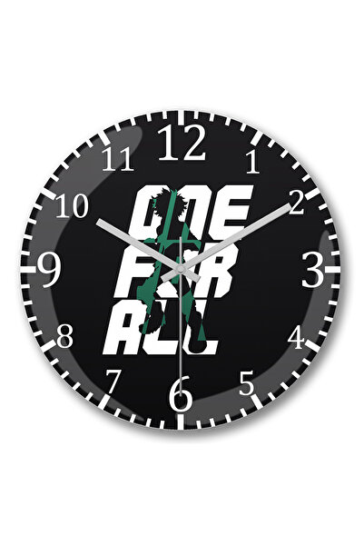 BASKI DÜNYASI Ceas de perete One For All din sticlă autentică bombată