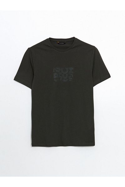 LC Waikiki Lcw Crew Neck Printed Combed Cotton Men's T-Shirt