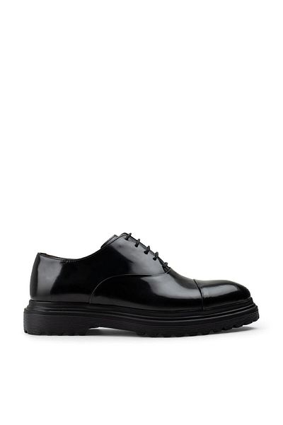 Deery Genuine Leather Black Casual Men's Shoes