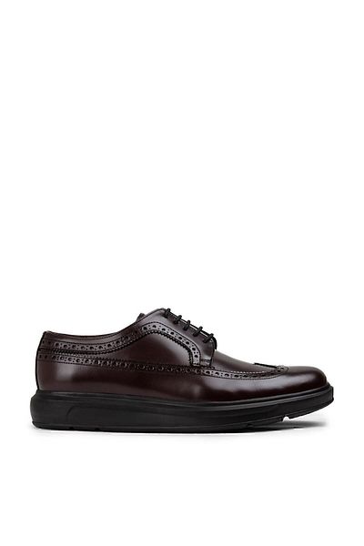 Deery Genuine Leather Claret Red Comfort Casual Men's Shoes