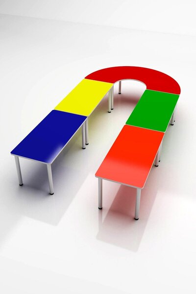 3G TASARIM Anaokulu U Grup Çalışma Masası