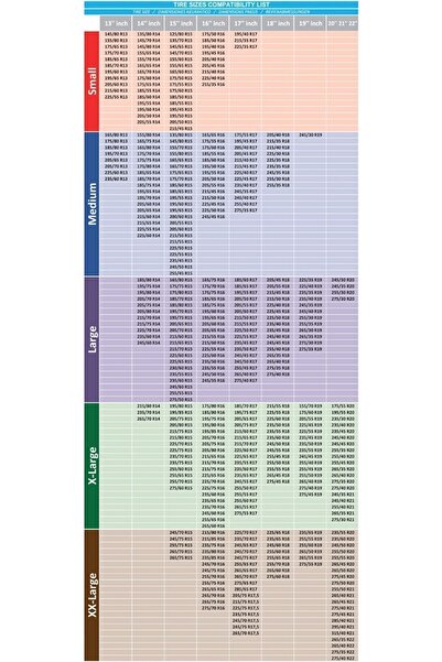 Hanedanev Kar Zinciri Takmatik Zincir Lastik Kar Çorabı Oto Kar Paleti Pratik Araba Araç Kış Patinaj - Medium