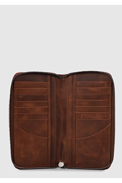 Carrera Πορτοφόλι Taba Car006 Tan από γνήσιο δέρμα
