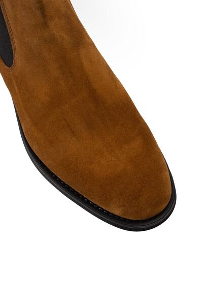 Deery Hakiki Süet Tarçın Rengi Erkek Chelsea Bot