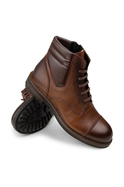 Deery Hakiki Deri Taba Rengi Erkek Bot