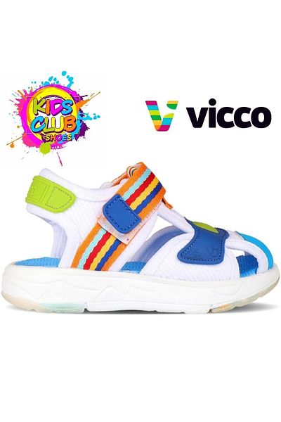 Vicco Sandale Ortopedice pentru Copii Flow II Albastre