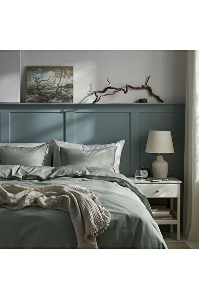 IKEA BERGPALM
tek kişilik nevresim seti, çizgili yeşil, 150x200/50x60 cm