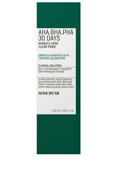 Some By Mi 30 Days Miracle Acne Reducing Foaming Cleanser Clear 100ml