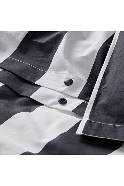 IKEA SLANHÖSTMAL
tek kişilik nevresim seti, siyah-beyaz, 150x200/50x60 cm