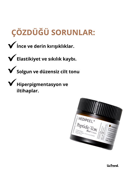Medipeel Peptide-tox Bor Cream 50 ml Peptit Kompleksi Içeren Krem M0075
