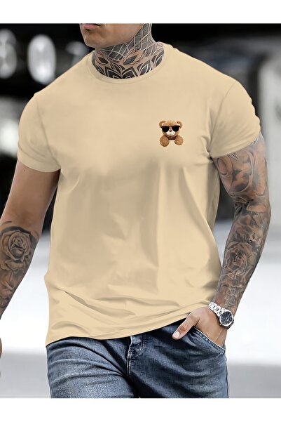 GALASHOP تيدي بير منقوشة تي شيرت