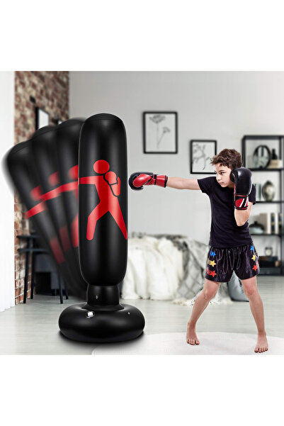 DENİMSTAR Denimstar 160 Cm Karate Desen Şişme Boks Torbası