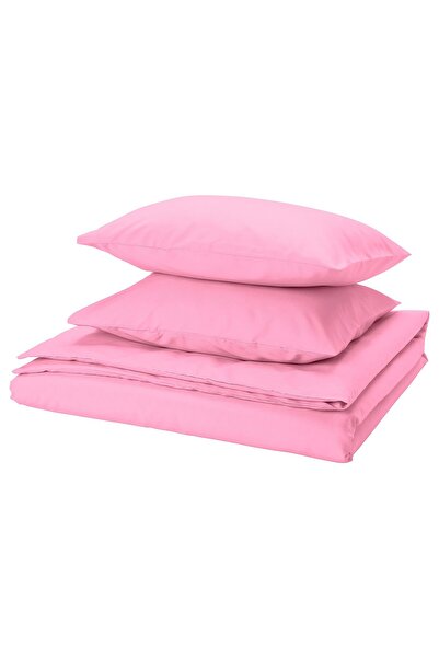 IKEA 240X220/50X60 cm Light Pink Duvet Set