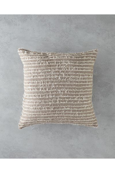 English Home Μπρούτζινη Πολυεστερική Θήκη Ακαθαρσίας 45x45 cm Mink