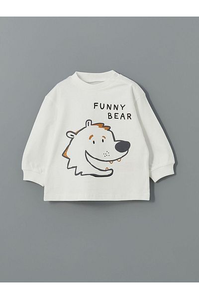 LC Waikiki Crew Neck Baby Boy T-Shirt and Pants 2Pcs